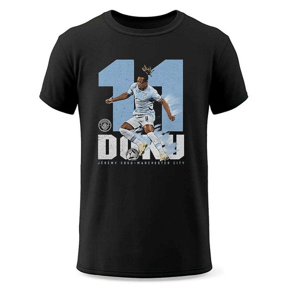M48fseox Jeremy Doku Manchester City Football Bold Number Vintage Shirt M48fseox Jeremy Doku Manchester City Football Bold Number Vintage Shirt
