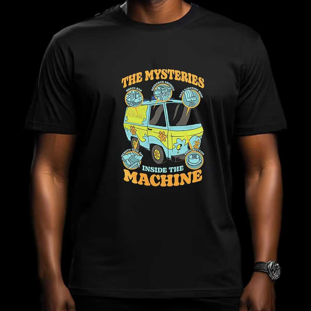 Mystery Machine Snack Bar Research Archive Trap Ejection Seat Beauty Tool Kit Panic Button Shirt