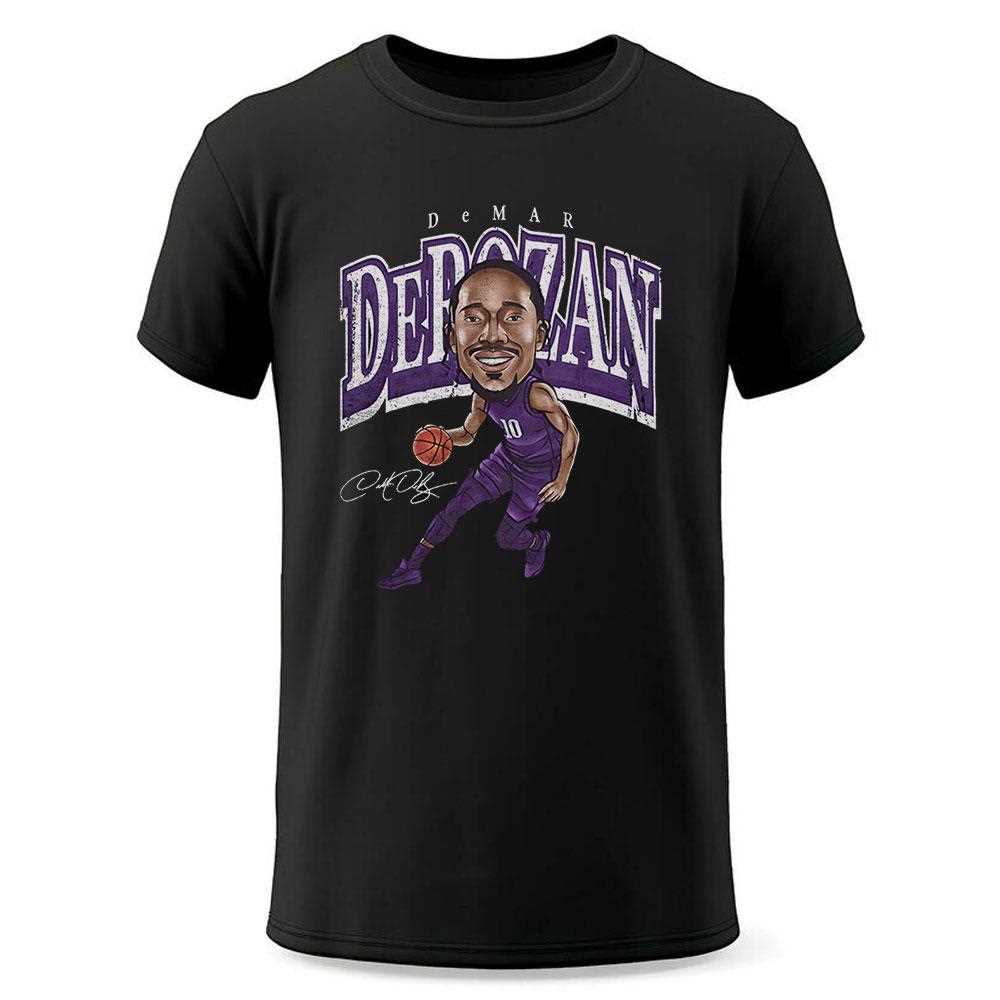 Sacramento Kings Demar Derozan Nba Basketball Cartoon Vintage Shirt Sacramento Kings Demar Derozan Nba Basketball Cartoon Vintage Shirt