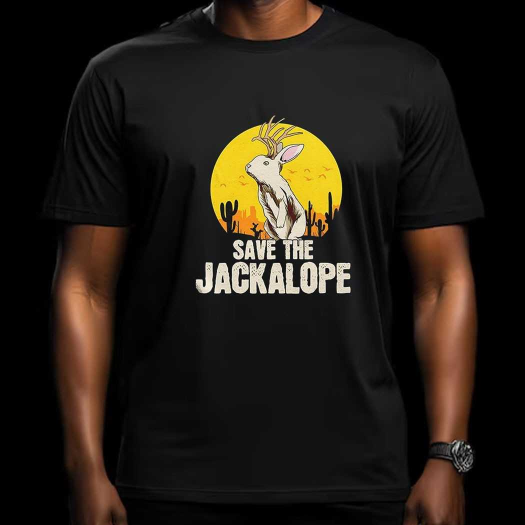 Save The Jackalope Mythical Mythical Creature Shirt Save The Jackalope Mythical Mythical Creature Shirt