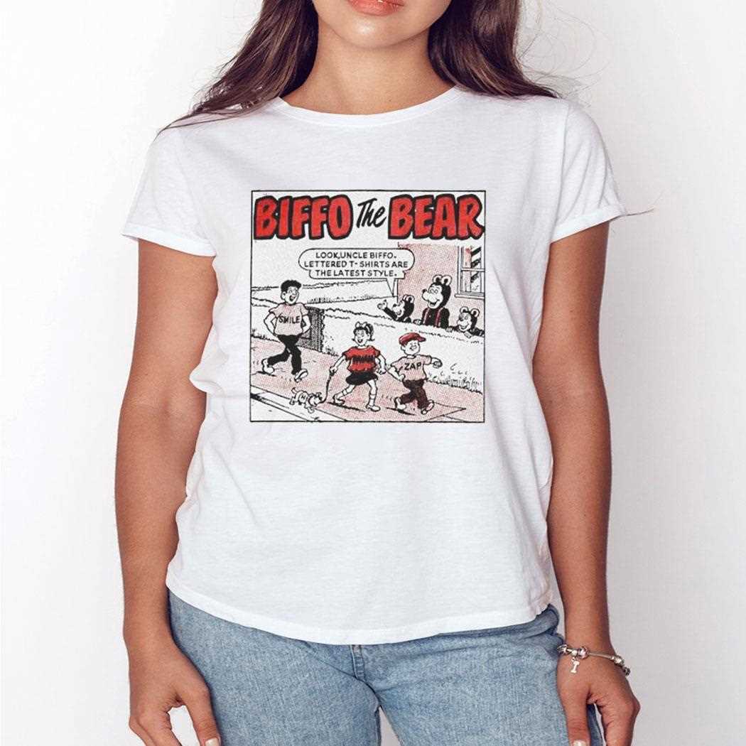 Biffo The Bear Look Uncle Biffo Lettered Shirt Biffo The Bear Look Uncle Biffo Lettered Shirt