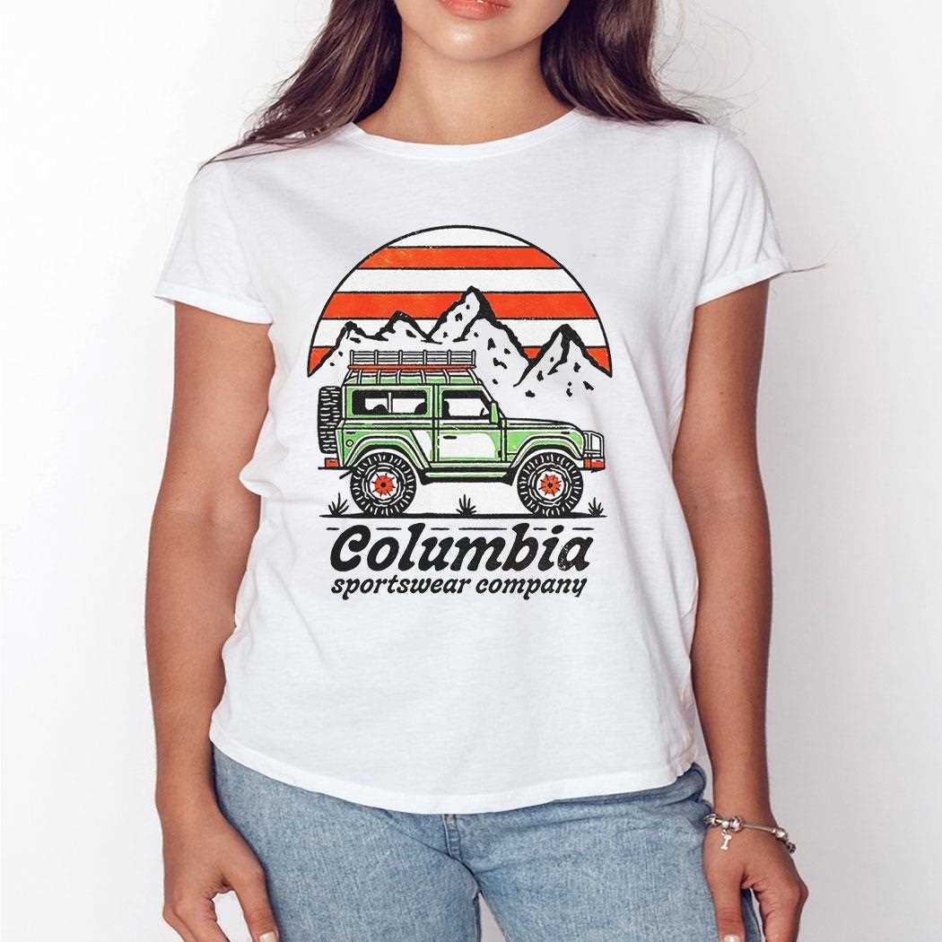 Car Columbia Sportswear Company Shirt Car Columbia Sportswear Company Shirt