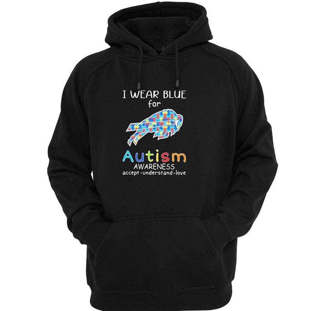 I Wear Blue For Autism Buffalo Bills Awareness Shirt I Wear Blue For Autism Buffalo Bills Awareness Shirt