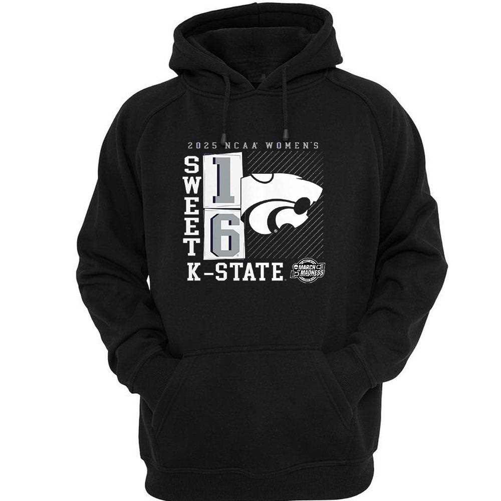 Kansas State Wildcats 2025 Ncaa Womens Basketball March Madness Sweet 16 No Look Pass Shirt Kansas State Wildcats 2025 Ncaa Womens Basketball March Madness Sweet 16 No Look Pass Shirt