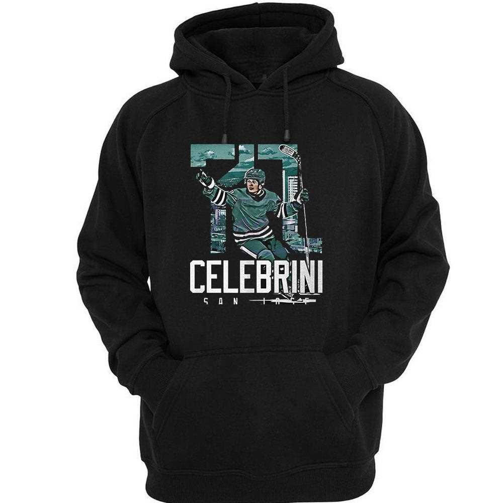 Macklin Celebrini 71 San Jose Sharks Landmark Nhl Hockey Player Graphic Shirt Macklin Celebrini 71 San Jose Sharks Landmark Nhl Hockey Player Graphic Shirt