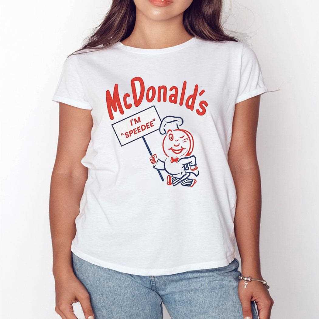 Mcdonalds Im Speedee Shirt Mcdonalds Im Speedee Shirt