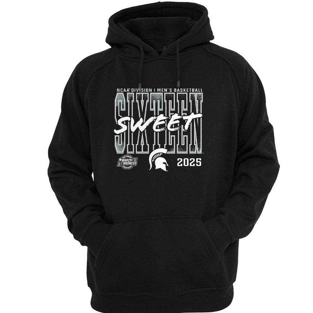 Michigan State Spartans 2025 Ncaa Mens Basketball Tournament March Madness Sweet 16 Shirt Michigan State Spartans 2025 Ncaa Mens Basketball Tournament March Madness Sweet 16 Shirt