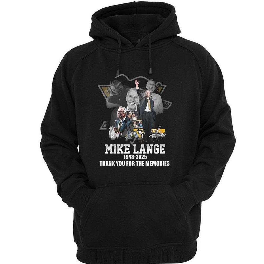 Mike Lange X Pittsburgh Penguins 1948 2025 Thank You For The Memories Shirt Mike Lange X Pittsburgh Penguins 1948 2025 Thank You For The Memories Shirt