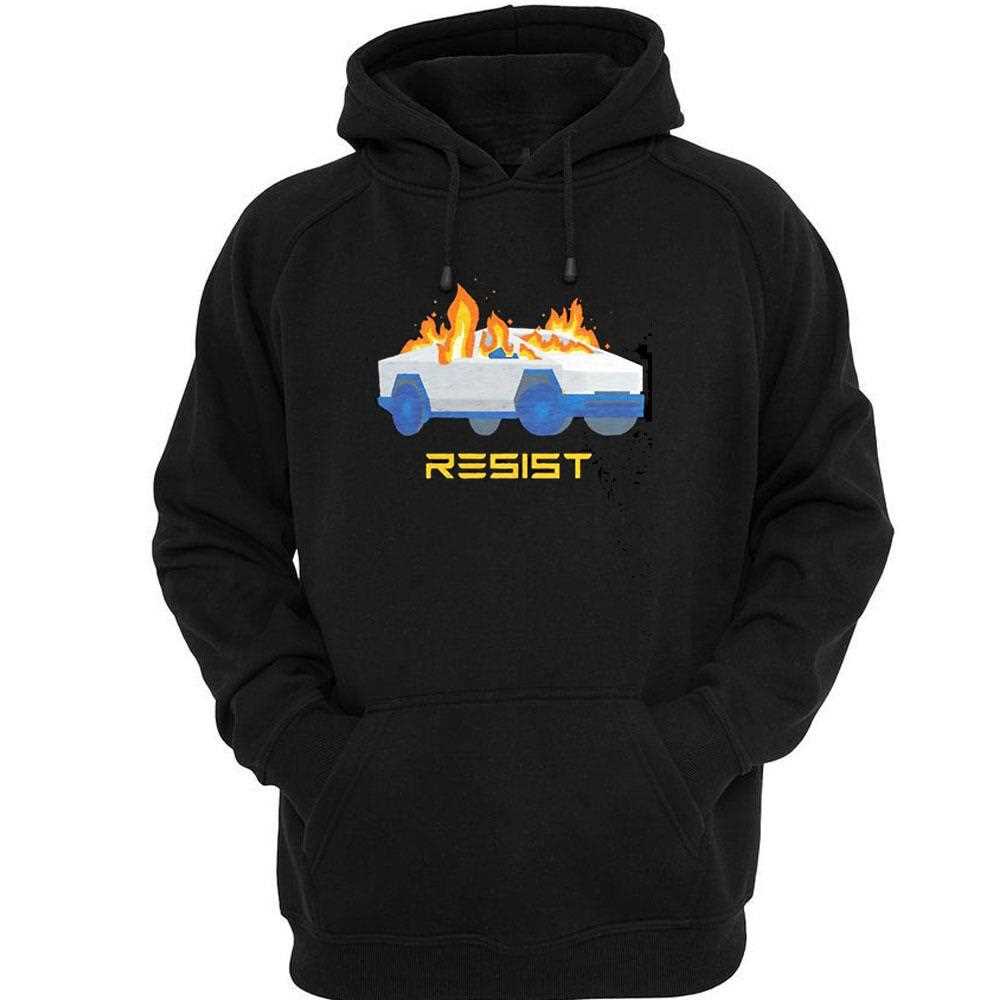Resist Tesla Burn Shirt Resist Tesla Burn Shirt