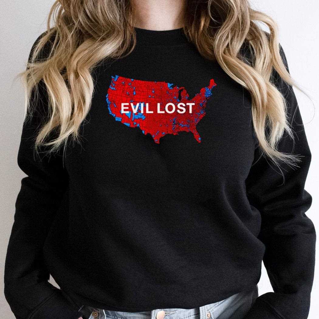 Evil Lost Us Map Shirt Evil Lost Us Map Shirt
