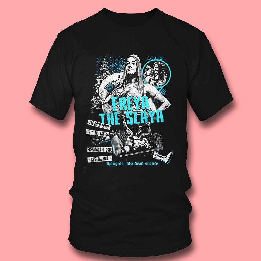 Freya The Slaya Cold Queen Thoughts Into Dead Silence Shirt Freya The Slaya Cold Queen Thoughts Into Dead Silence Shirt