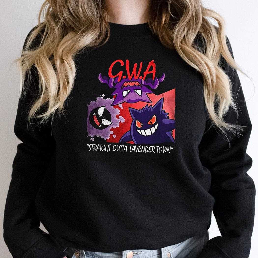 Gastly Haunter And Gengar X Nwas Straight Outta Compton Straight Outta Lavender Town Shirt Gastly Haunter And Gengar X Nwas Straight Outta Compton Straight Outta Lavender Town Shirt