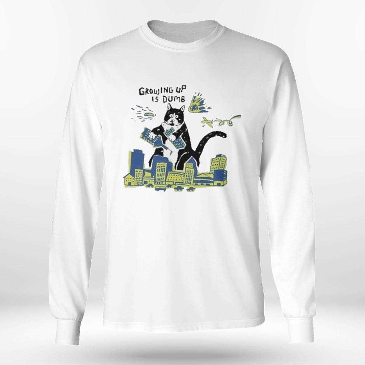 Growing Up Is Dumb Cat Shirt Growing Up Is Dumb Cat Shirt