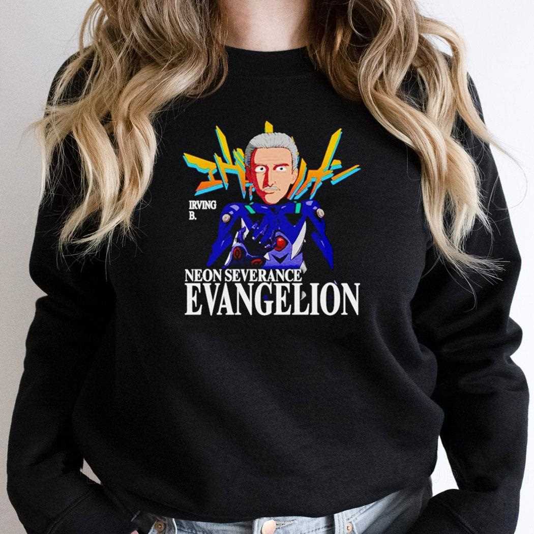 Irving B Anime Neon Severance Evangelion Shikrt Shirt Irving B Anime Neon Severance Evangelion Shikrt Shirt