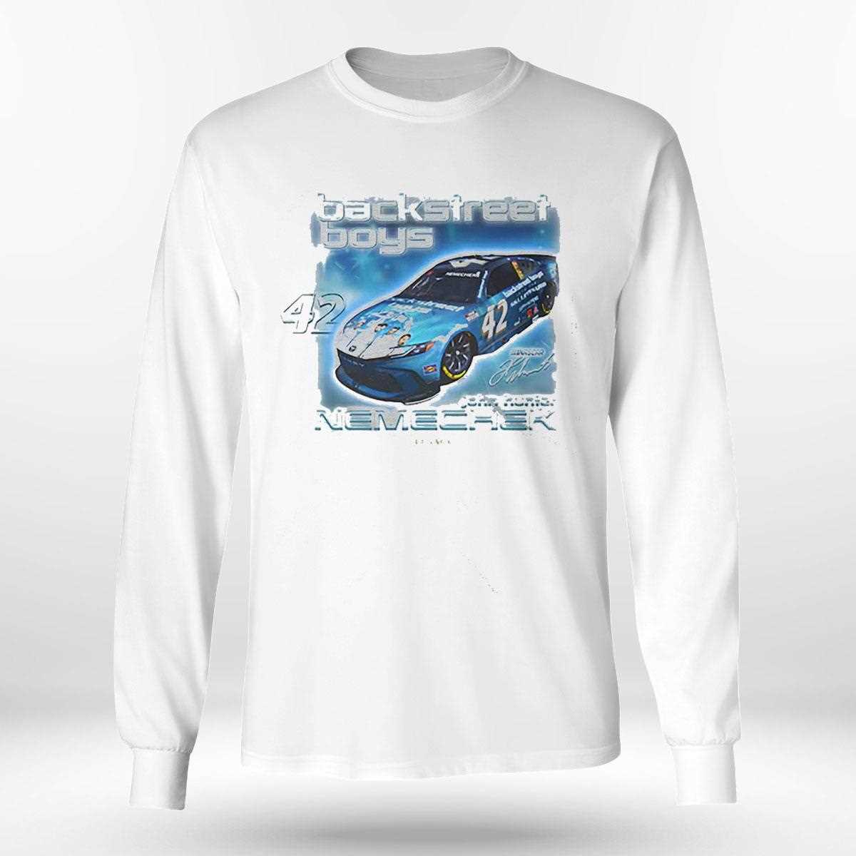 John Hunter Nemechek Legacy Motor Club Team Collection Backstreet Boys Car Shirt John Hunter Nemechek Legacy Motor Club Team Collection Backstreet Boys Car Shirt