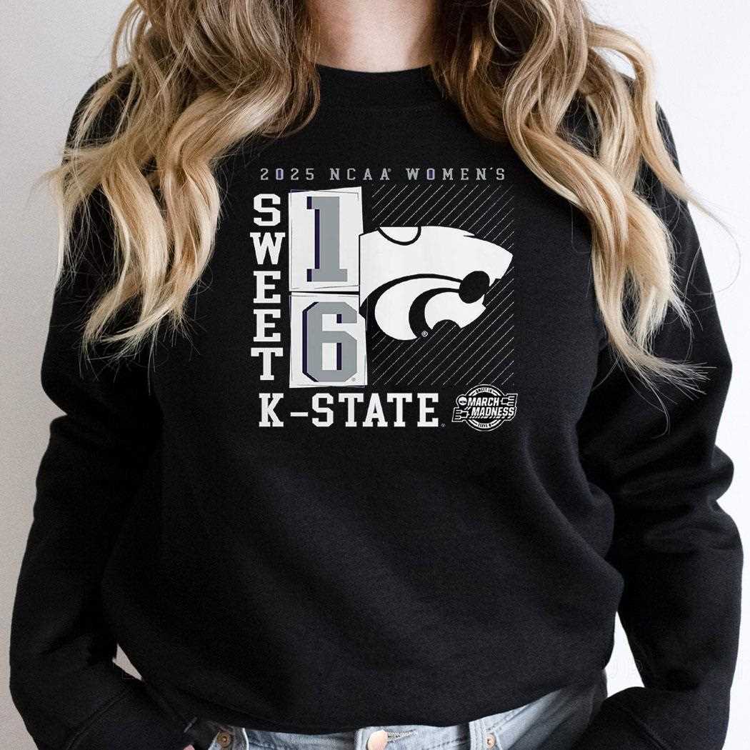 Kansas State Wildcats 2025 Ncaa Womens Basketball March Madness Sweet 16 No Look Pass Shirt Kansas State Wildcats 2025 Ncaa Womens Basketball March Madness Sweet 16 No Look Pass Shirt