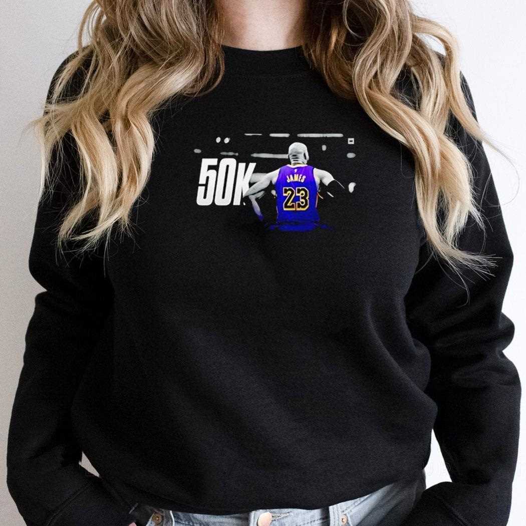 Lebron James Los Angeles Lakers 50k Points Shirt Lebron James Los Angeles Lakers 50k Points Shirt