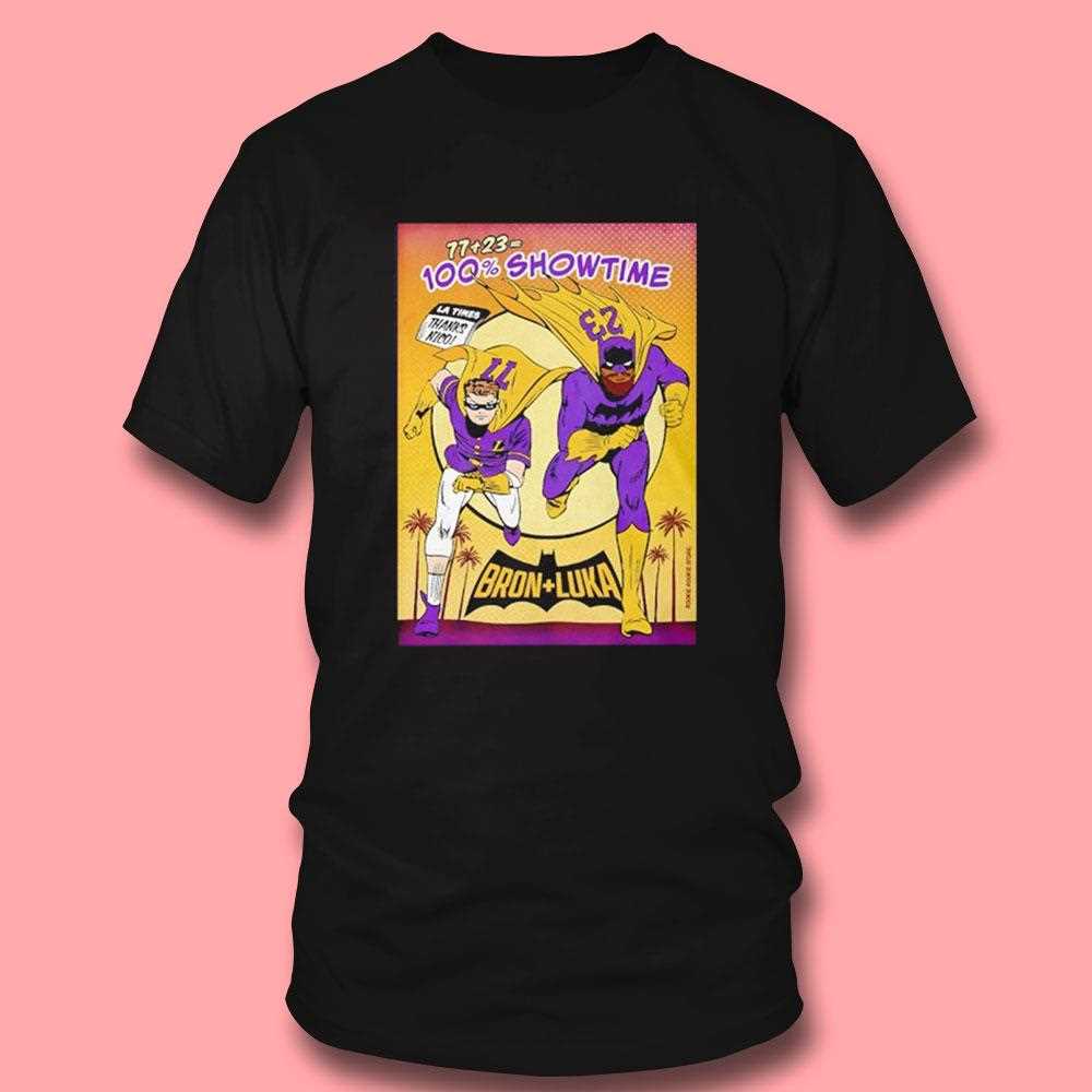 Luka Doncic Lakers Lebron James 77 23 100 Showtime Batman Comic Shirt Luka Doncic Lakers Lebron James 77 23 100 Showtime Batman Comic Shirt