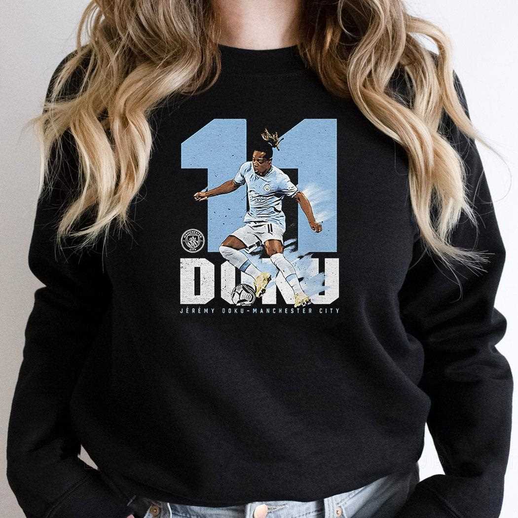 M48fseox Jeremy Doku Manchester City Football Bold Number Vintage Shirt M48fseox Jeremy Doku Manchester City Football Bold Number Vintage Shirt