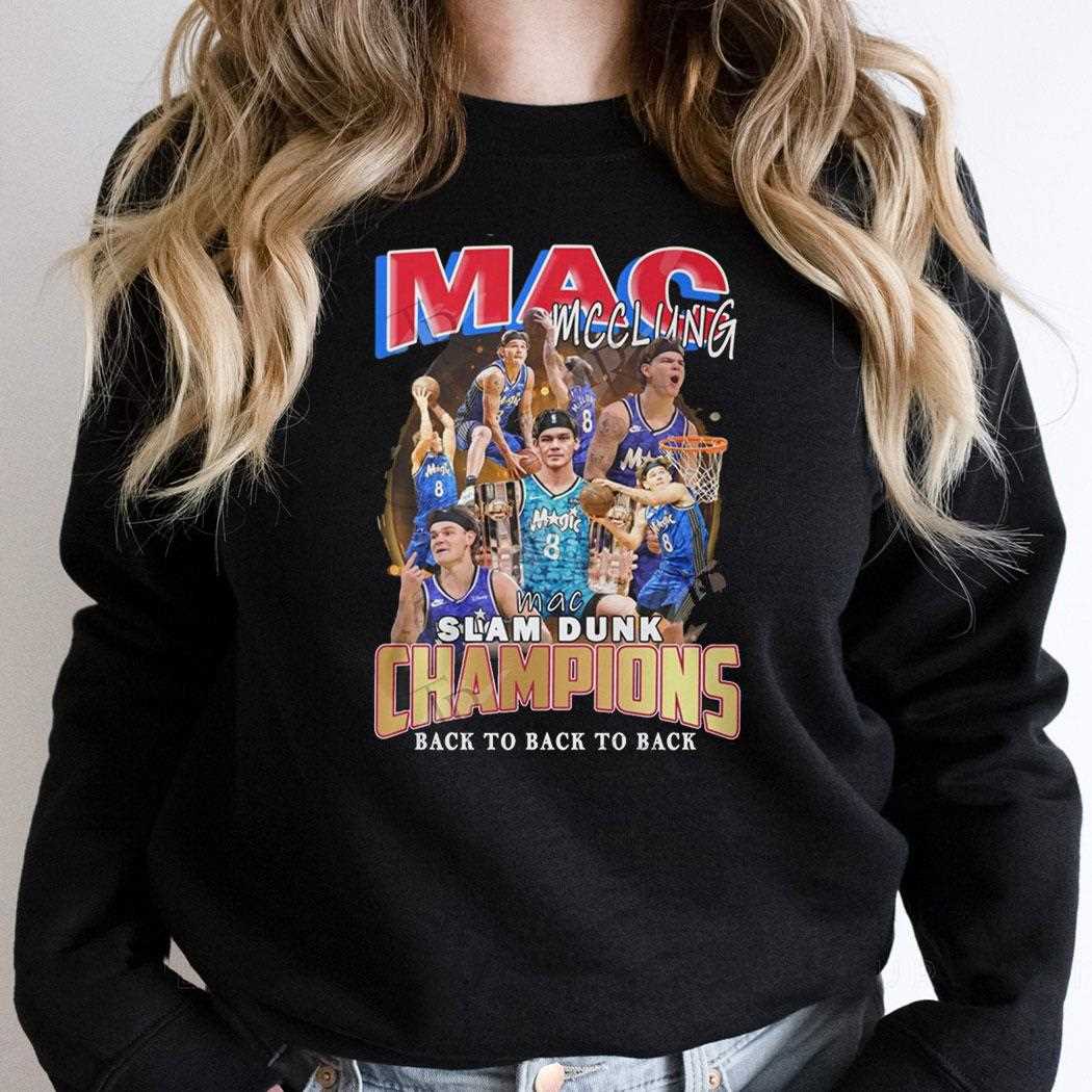 Mac Mcclung Slam Dunk Champions Back To Back To Back Shirt Mac Mcclung Slam Dunk Champions Back To Back To Back Shirt