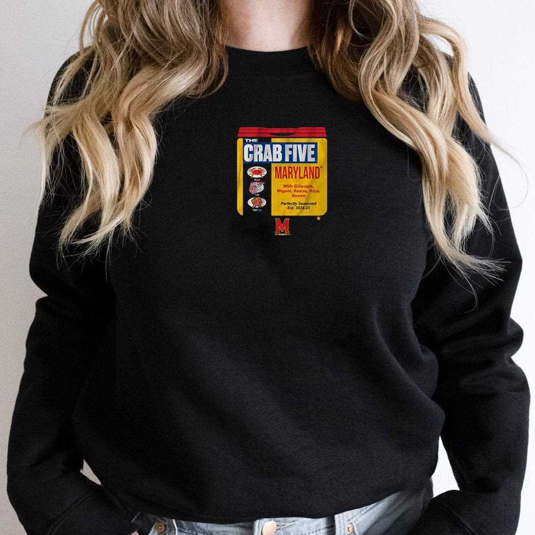 Maryland The Crab Five Old Bay Can Shirt Maryland The Crab Five Old Bay Can Shirt