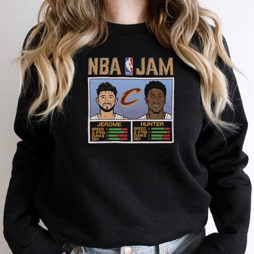 Nba Jam Cavs Jerome And Hunter Shirt Nba Jam Cavs Jerome And Hunter Shirt