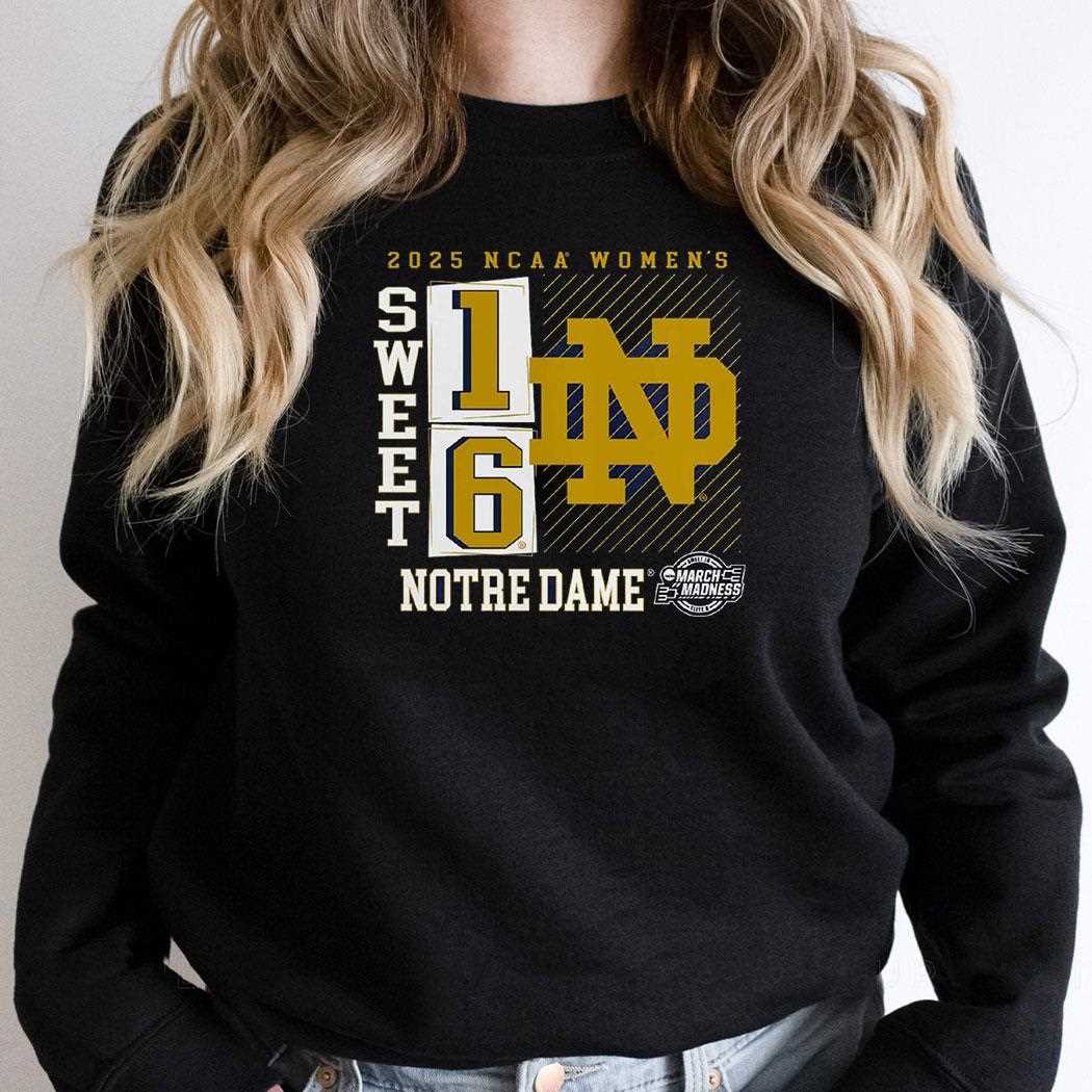 Notre Dame Fighting Irish 2025 Ncaa Womens Basketball Tournament March Madness Sweet 16 No Look Pass Shirt Notre Dame Fighting Irish 2025 Ncaa Womens Basketball Tournament March Madness Sweet 16 No Look Pass Shirt
