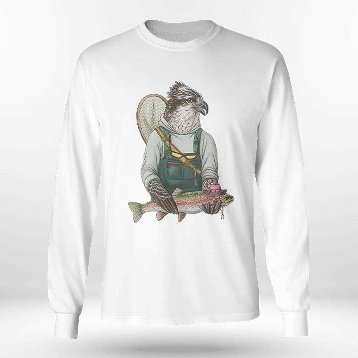 Osprey Fishing Trout Shirt Osprey Fishing Trout Shirt