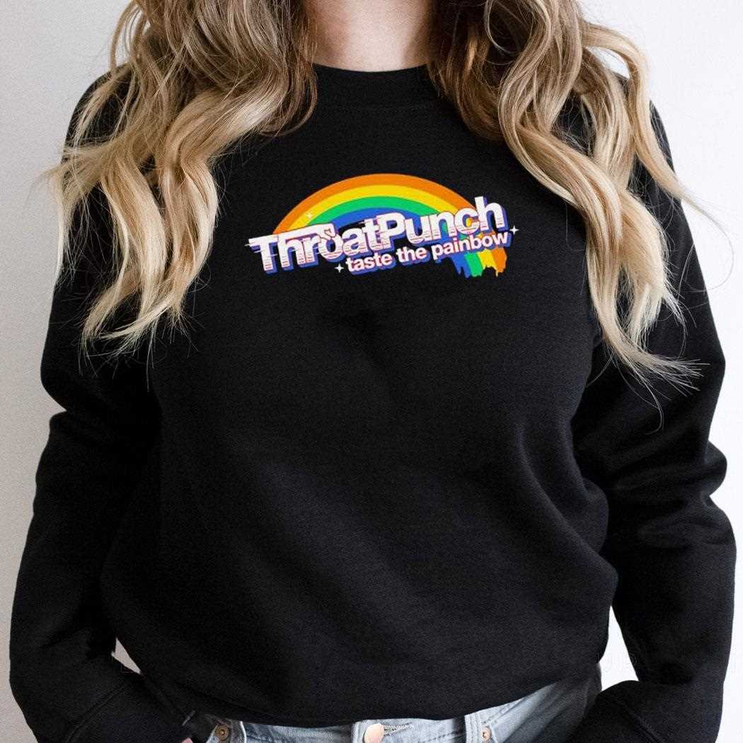 Rainbow Throat Punch Taste The Painbow Shirt Rainbow Throat Punch Taste The Painbow Shirt