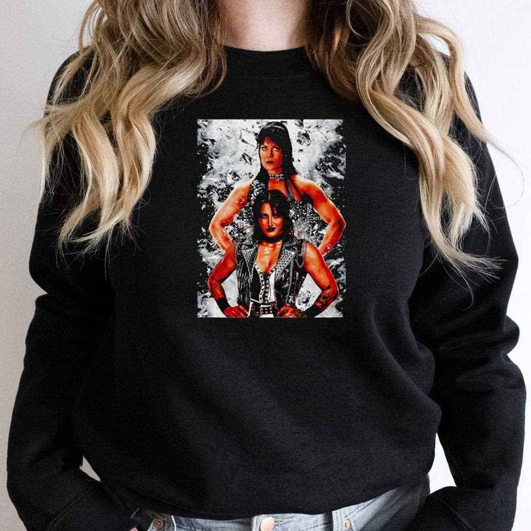 Rhea Ripley And Chyna Wwe Portraishirt Rhea Ripley And Chyna Wwe Portraishirt