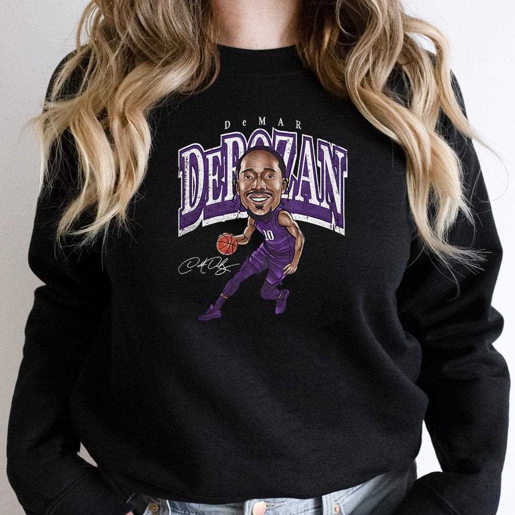 Sacramento Kings Demar Derozan Nba Basketball Cartoon Vintage Shirt Sacramento Kings Demar Derozan Nba Basketball Cartoon Vintage Shirt