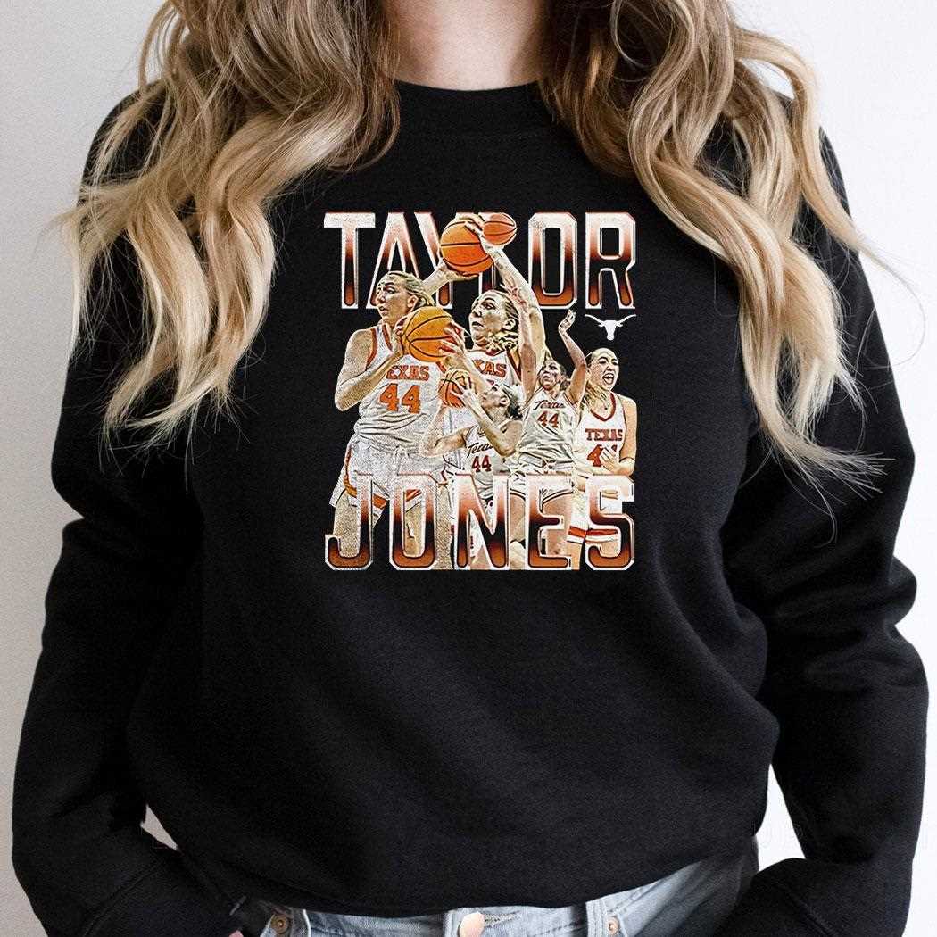 Taylor Jones Texas Longhorns Basketball Multi Action Shirt Taylor Jones Texas Longhorns Basketball Multi Action Shirt