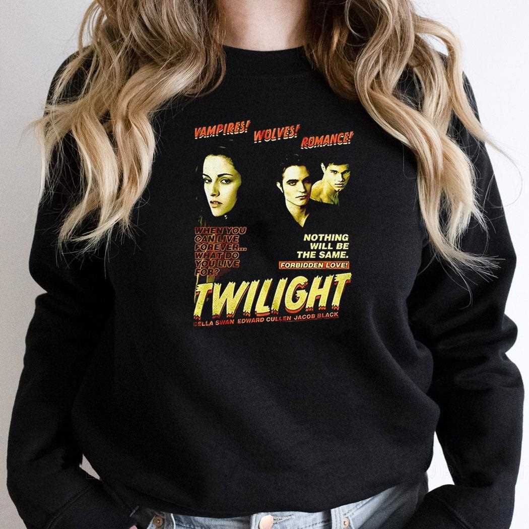 Twilight Bella Swan Edward Cullen Jacob Black Shirt Twilight Bella Swan Edward Cullen Jacob Black Shirt