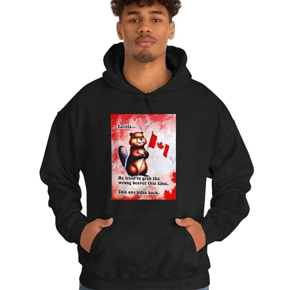Beaver Holding Canada Flag He Tried To Grab The Wrong Beaver This Time Shirt Beaver Holding Canada Flag He Tried To Grab The Wrong Beaver This Time Shirt