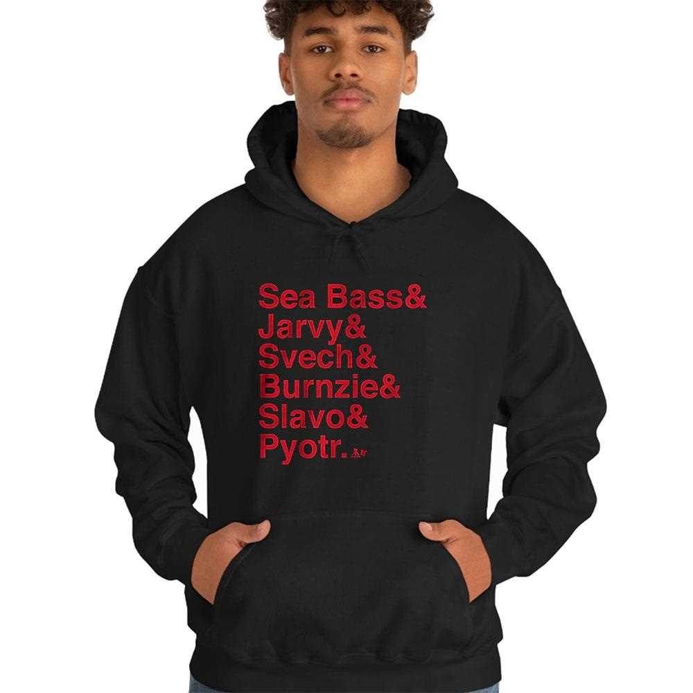 Carolina Hockey Ampersand Sea Bass Jarvy Svech Burnzie Slavo Pyotr Shirt Carolina Hockey Ampersand Sea Bass Jarvy Svech Burnzie Slavo Pyotr Shirt
