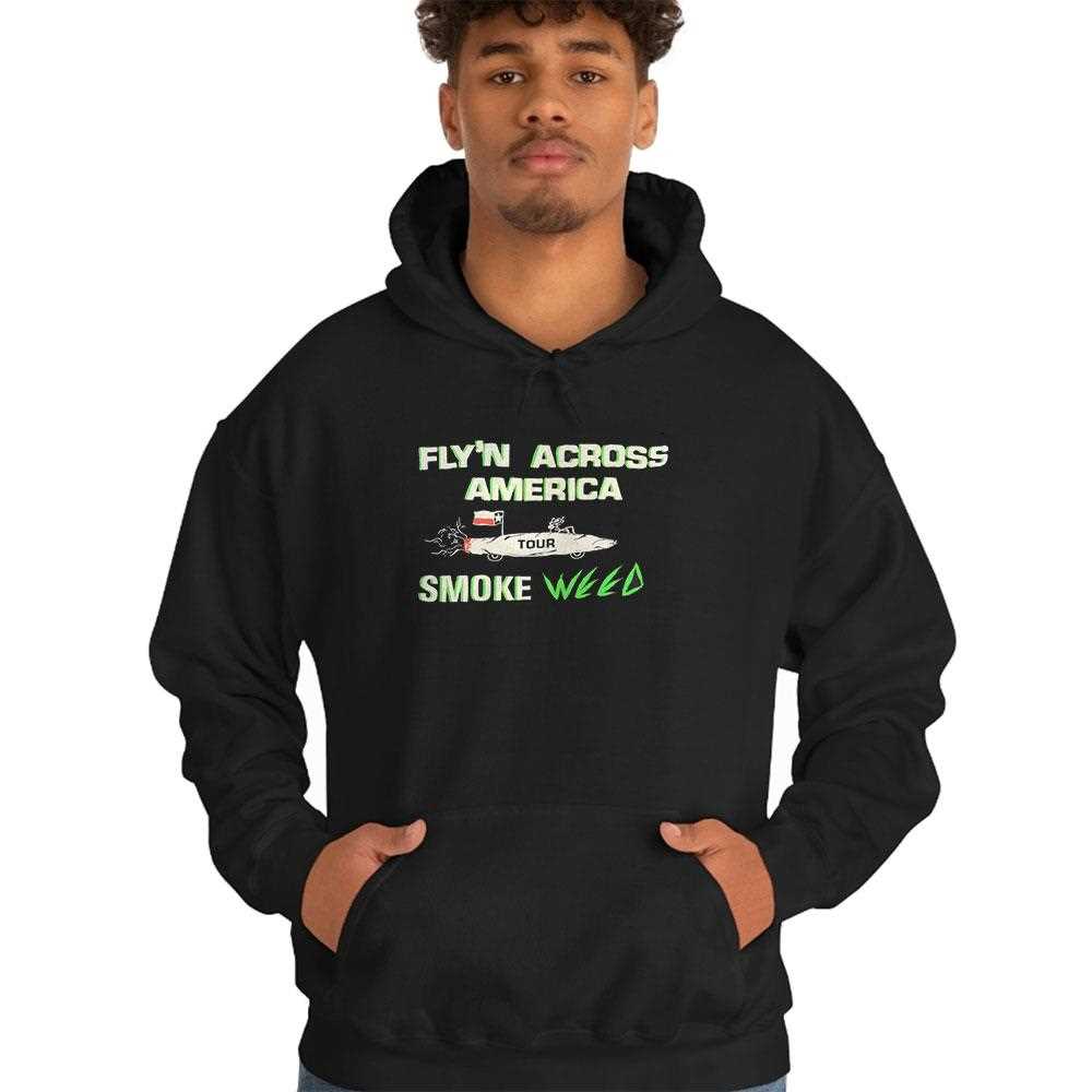 Flyn Across America Tour Smoke Weed Shirt Flyn Across America Tour Smoke Weed Shirt