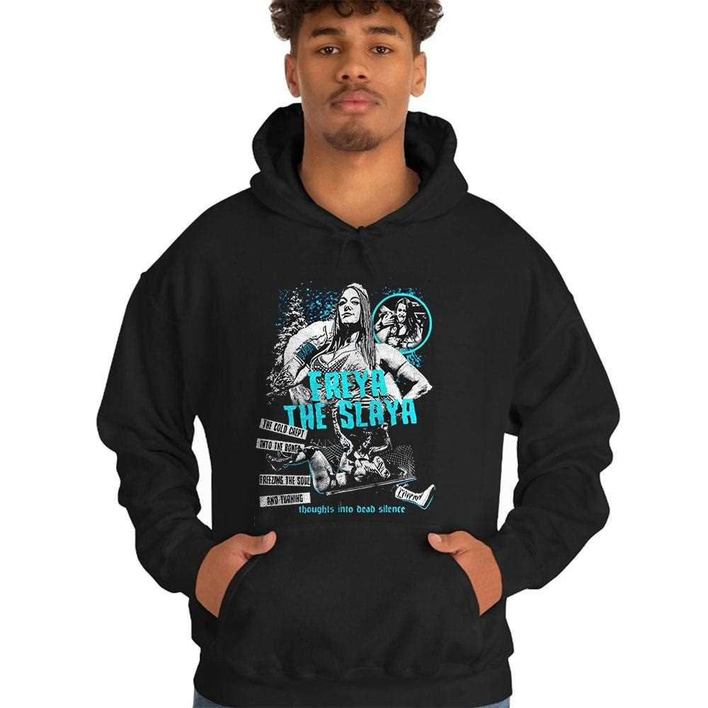 Freya The Slaya Cold Queen Thoughts Into Dead Silence Shirt Freya The Slaya Cold Queen Thoughts Into Dead Silence Shirt
