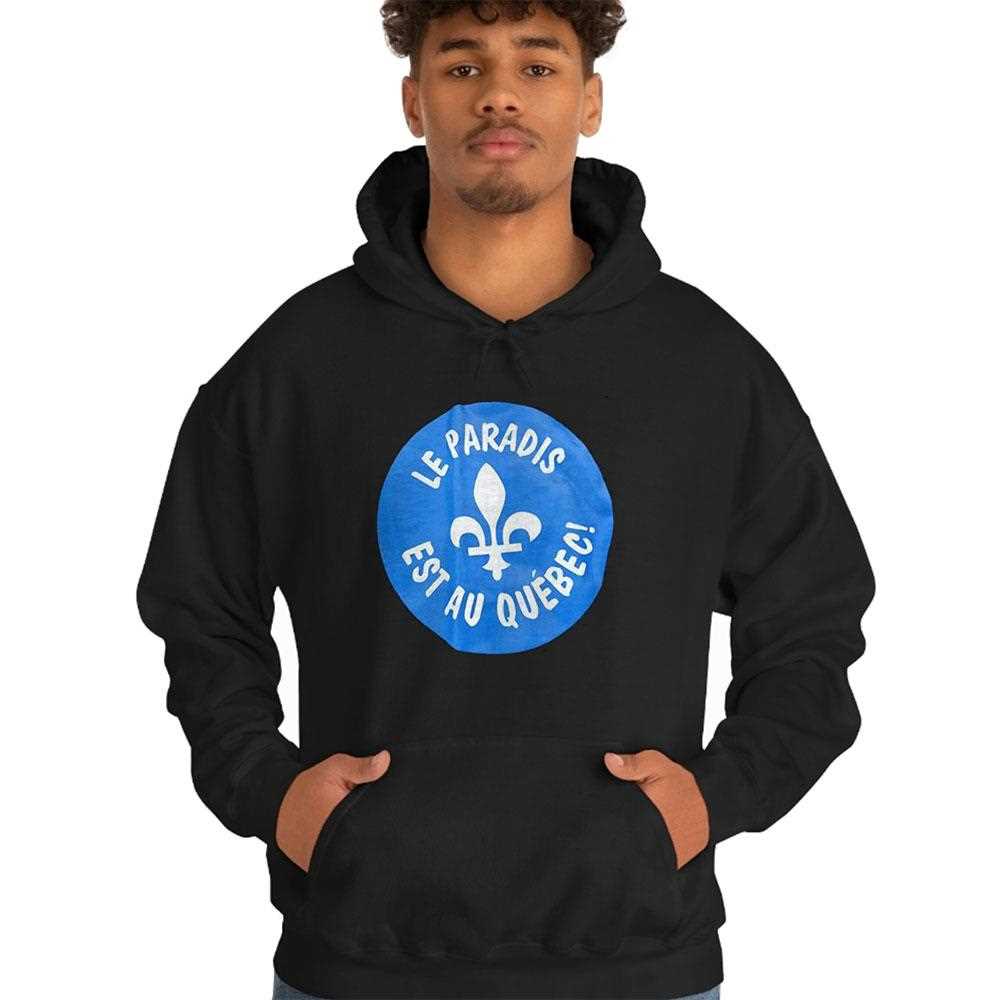 Le Paradis Est Au Quebec Logo Shirt Le Paradis Est Au Quebec Logo Shirt