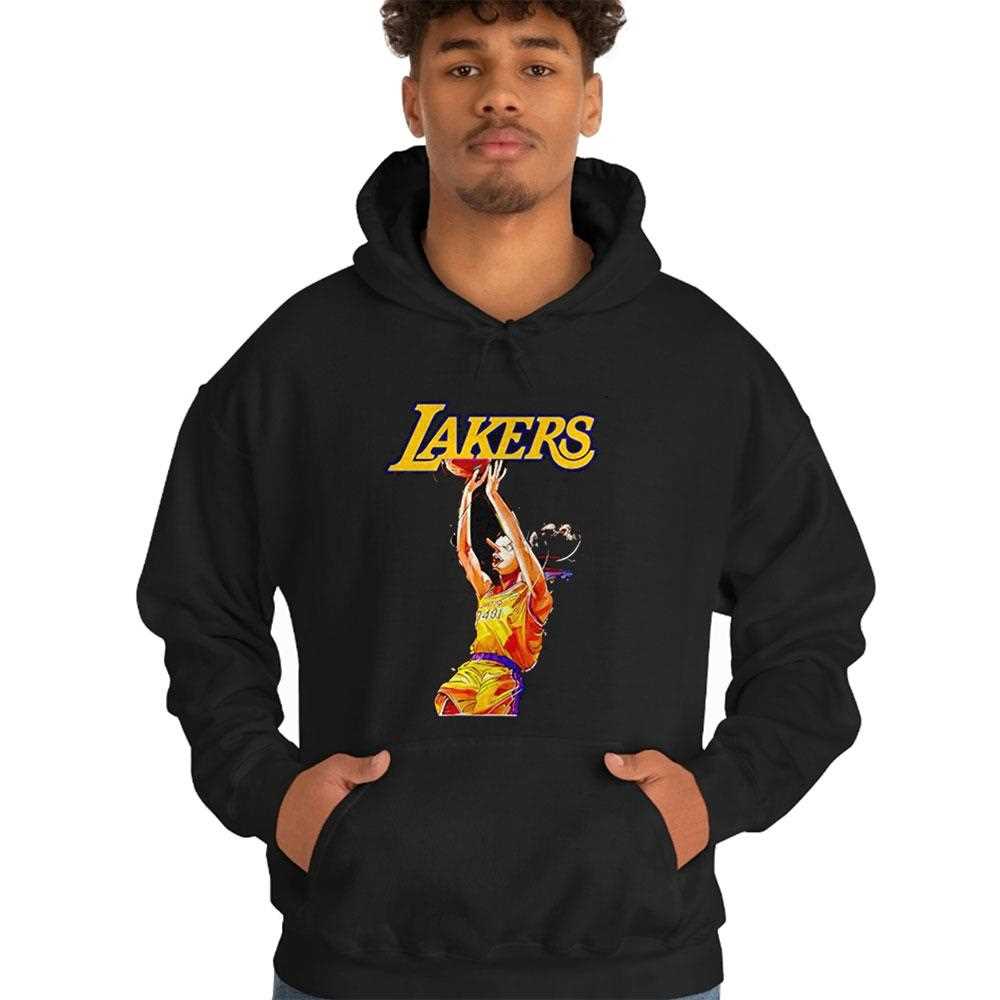 Los Angeles Lakers X One Piece Usopp Nba Shirt Los Angeles Lakers X One Piece Usopp Nba Shirt