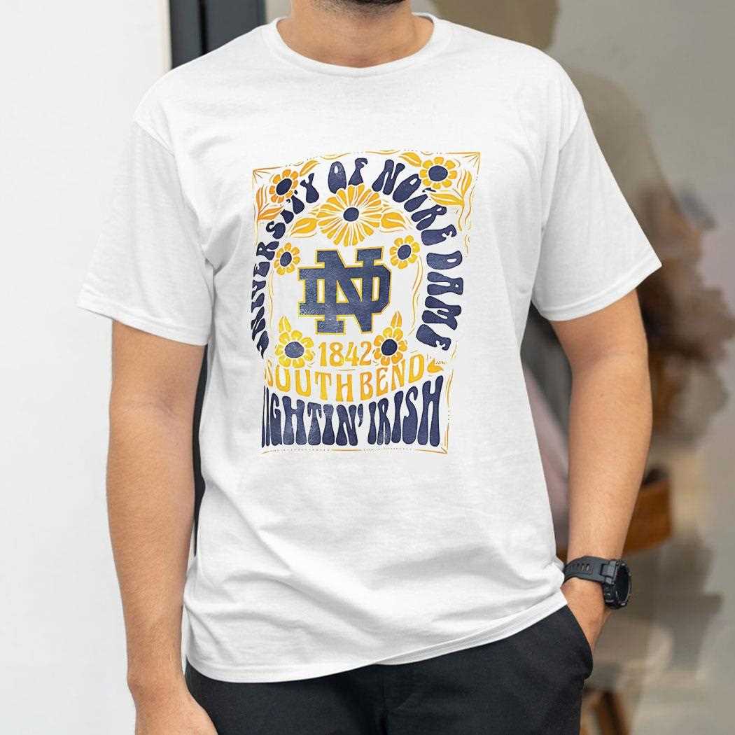 Notre Dame Fighting Irish Pressbox Womens Harmony 1842 Vintage Shirt Notre Dame Fighting Irish Pressbox Womens Harmony 1842 Vintage Shirt
