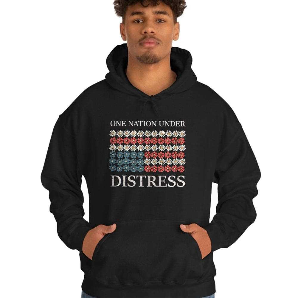 Retro One Nation Under Distress Amercica Shirt Retro One Nation Under Distress Amercica Shirt