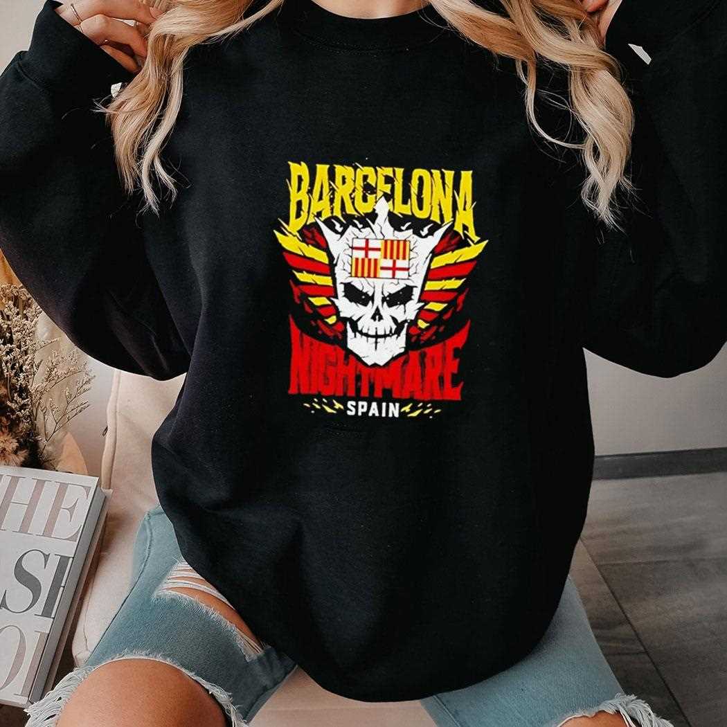 Cody Rhodes Barcelona Nightmare Spain Shirt Cody Rhodes Barcelona Nightmare Spain Shirt
