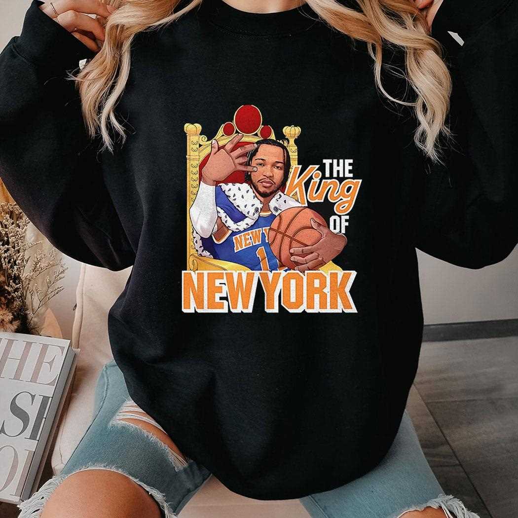 Jalen Brunson New York Knicks The King Of New York Shirt Jalen Brunson New York Knicks The King Of New York Shirt