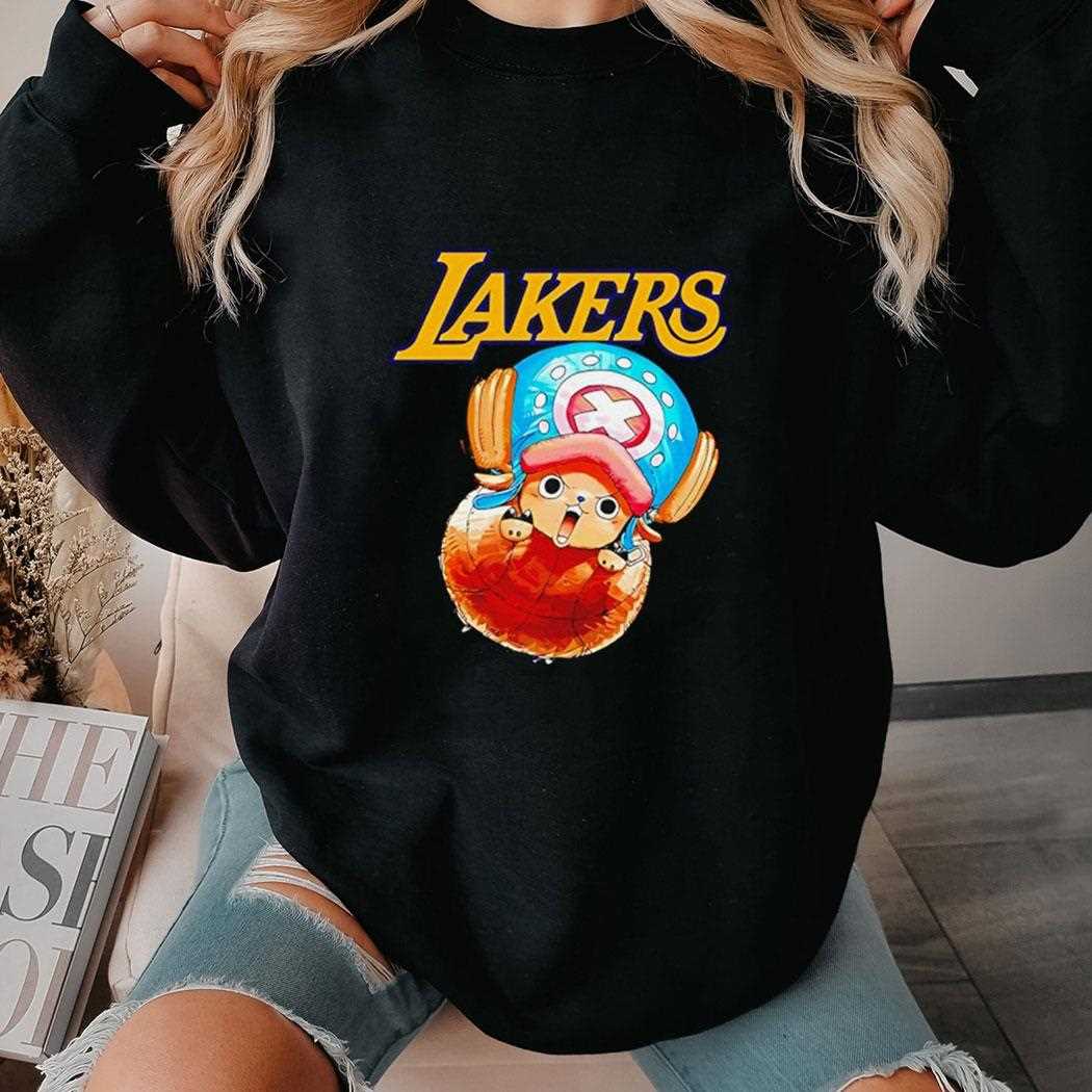 Los Angeles Lakers X One Piece Chopper Nba Shirt Los Angeles Lakers X One Piece Chopper Nba Shirt