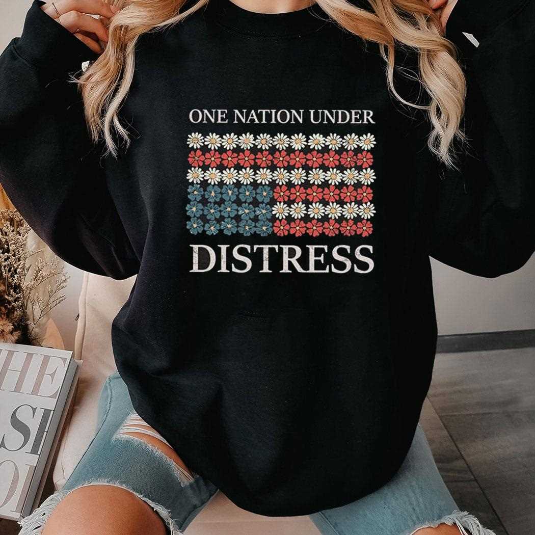 Retro One Nation Under Distress Amercica Shirt Retro One Nation Under Distress Amercica Shirt