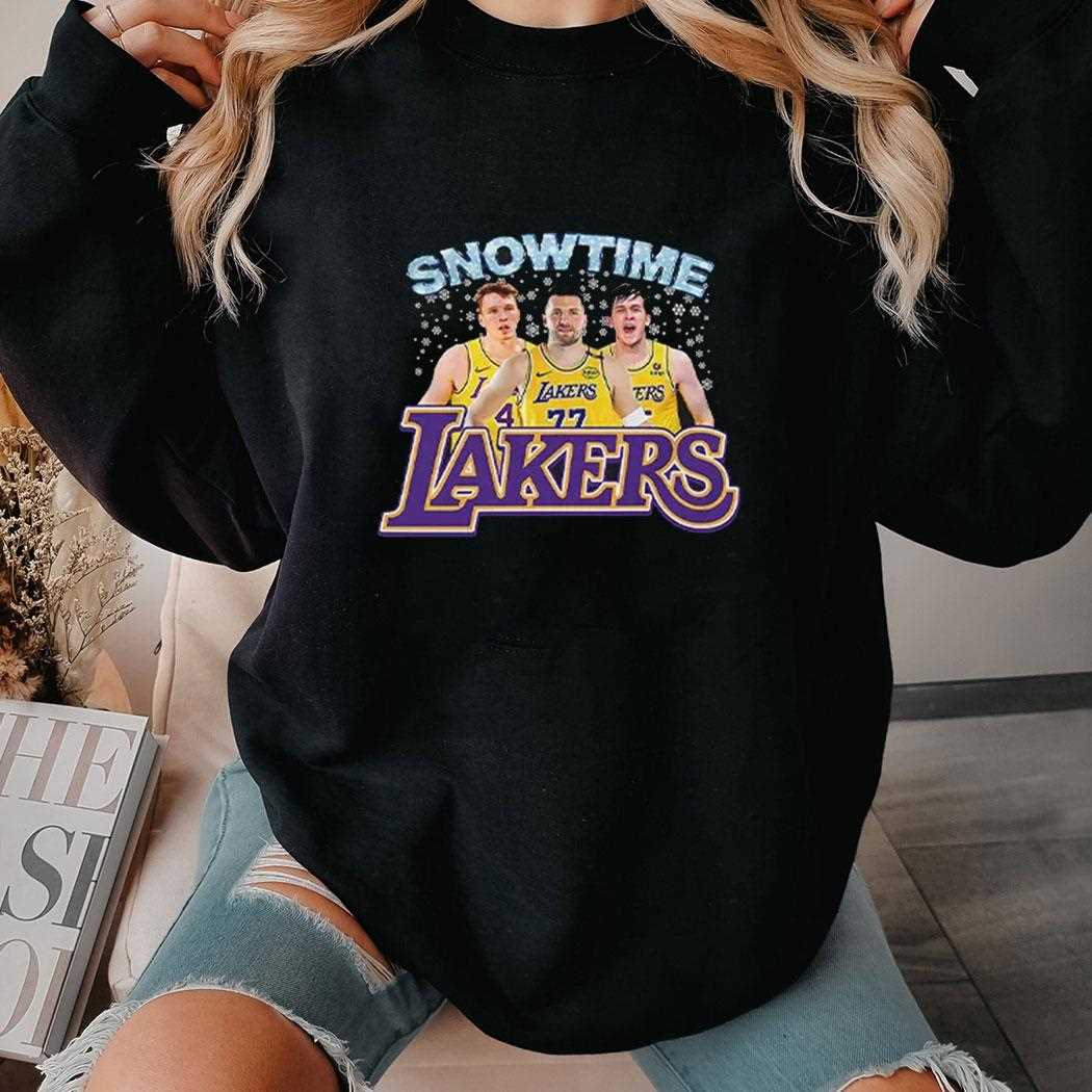 Snowtime Lakers Funny Showtime Lakers Shirt Snowtime Lakers Funny Showtime Lakers Shirt