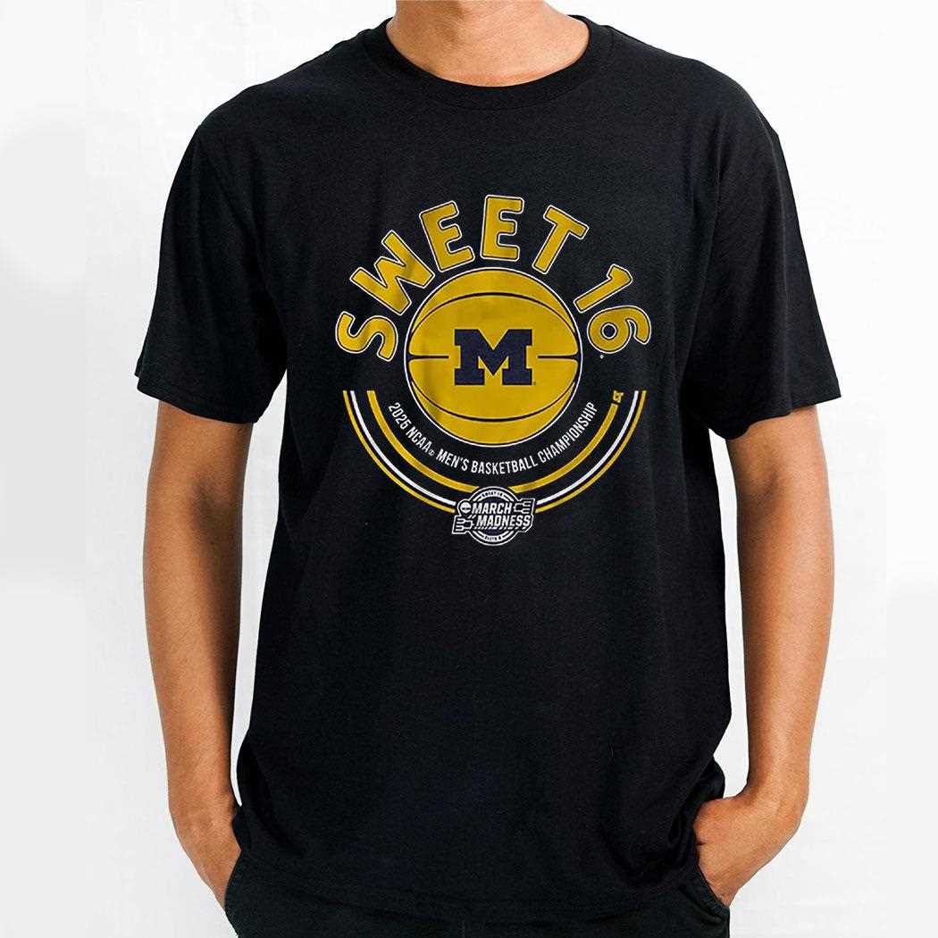 Michigan Basketball 2025 Sweet Sixteen Shirt