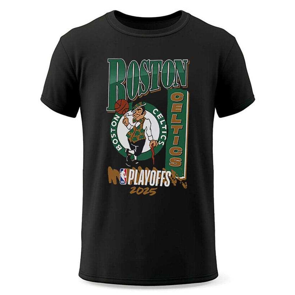Boston Celtics Youth 2025 Nba Playoffs Hype Shirt Boston Celtics Youth 2025 Nba Playoffs Hype Shirt