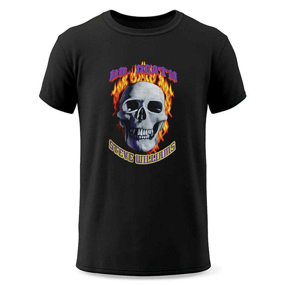 Dr Death Steve Williams Skull Shirt Dr Death Steve Williams Skull Shirt