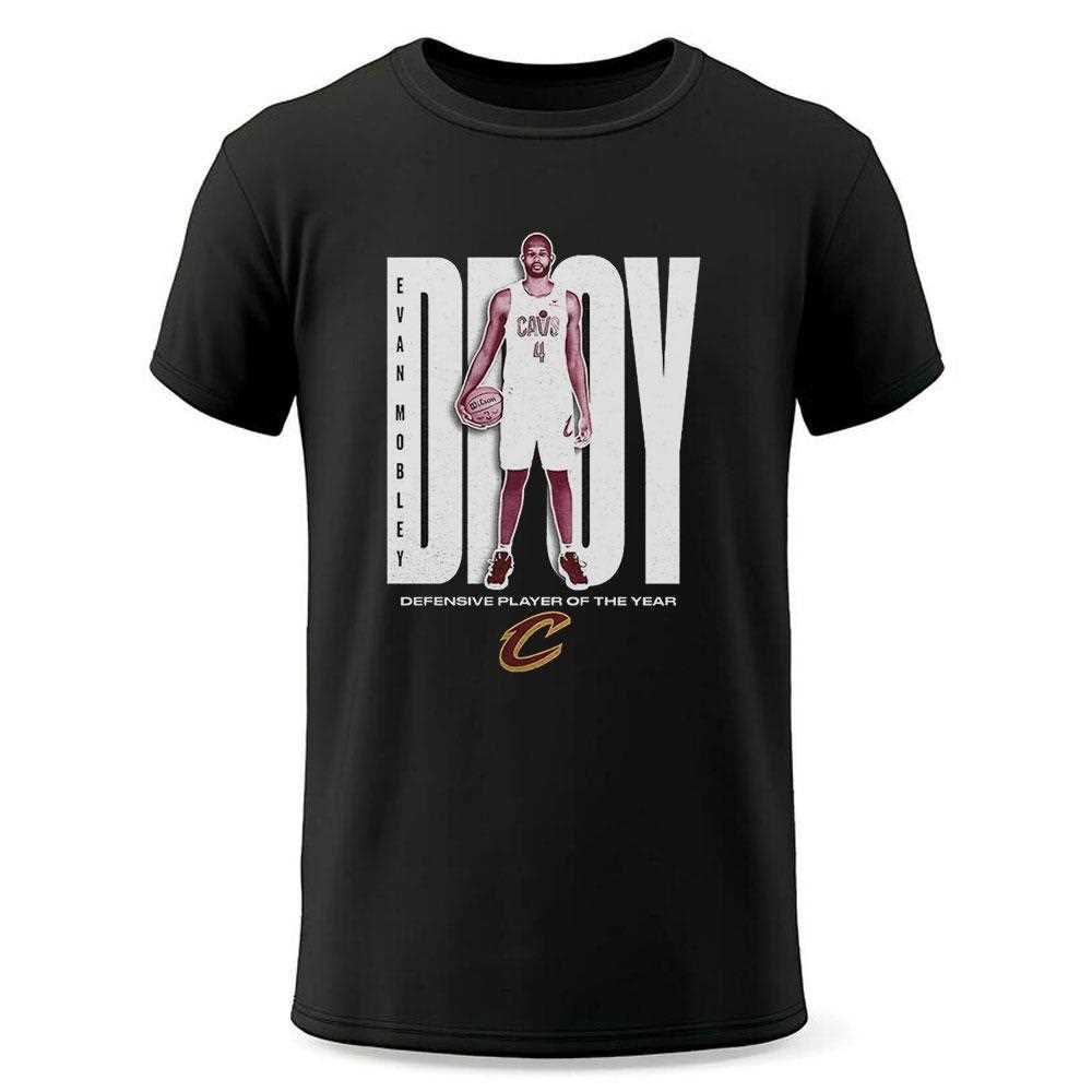 Evan Mobley Cleveland Cavaliers 2025 Nba Defensive Player Of The Year Shirt Evan Mobley Cleveland Cavaliers 2025 Nba Defensive Player Of The Year Shirt